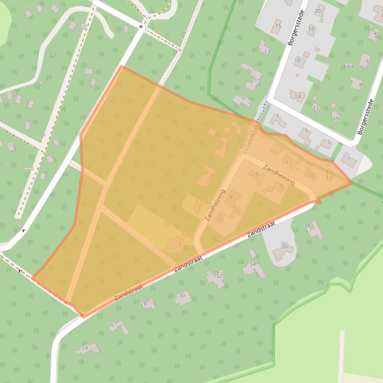 Kaart van postcodegebied 5131AA.