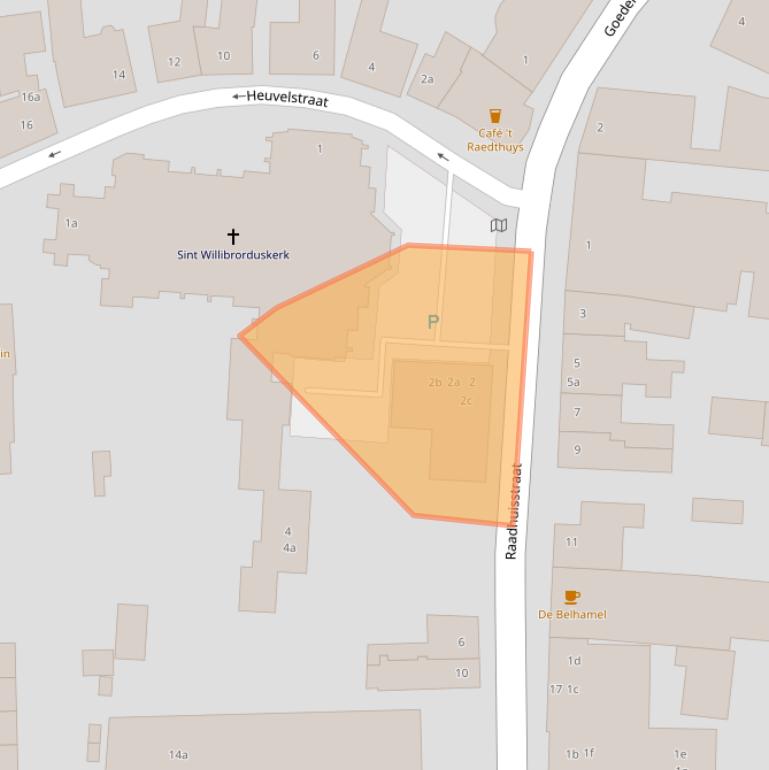 Kaart van postcodegebied 5131AL.