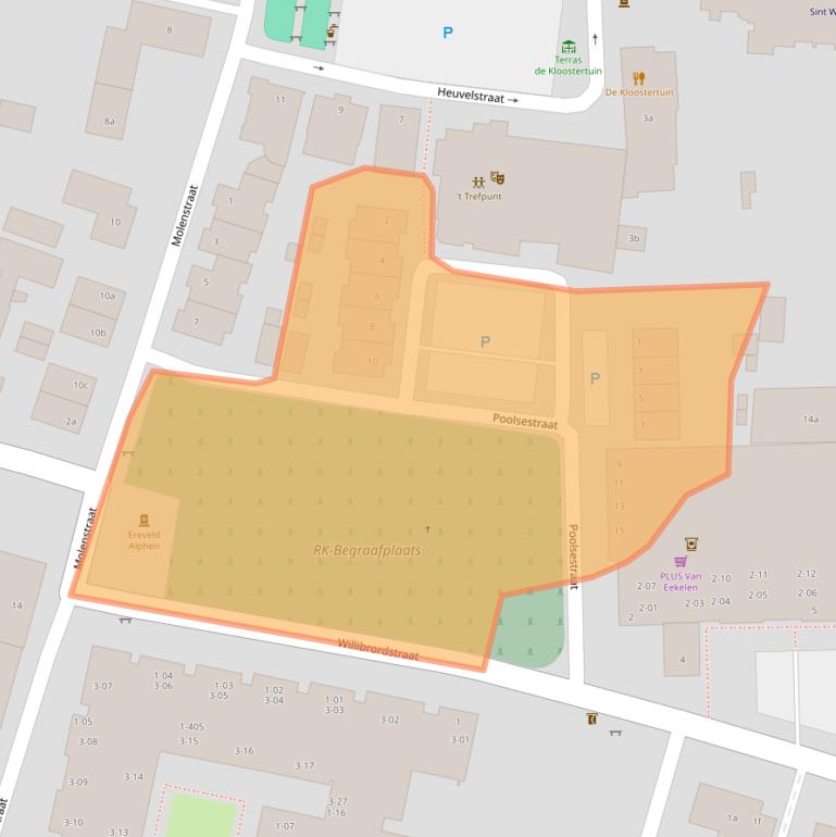 Kaart van postcodegebied 5131AX.