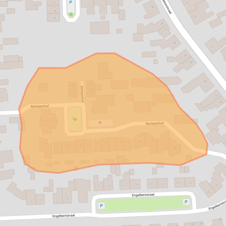 Kaart van postcodegebied 5131AZ.