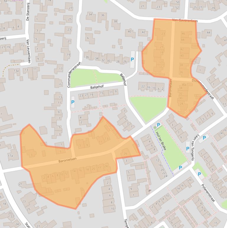 Kaart van postcodegebied 5131BX.