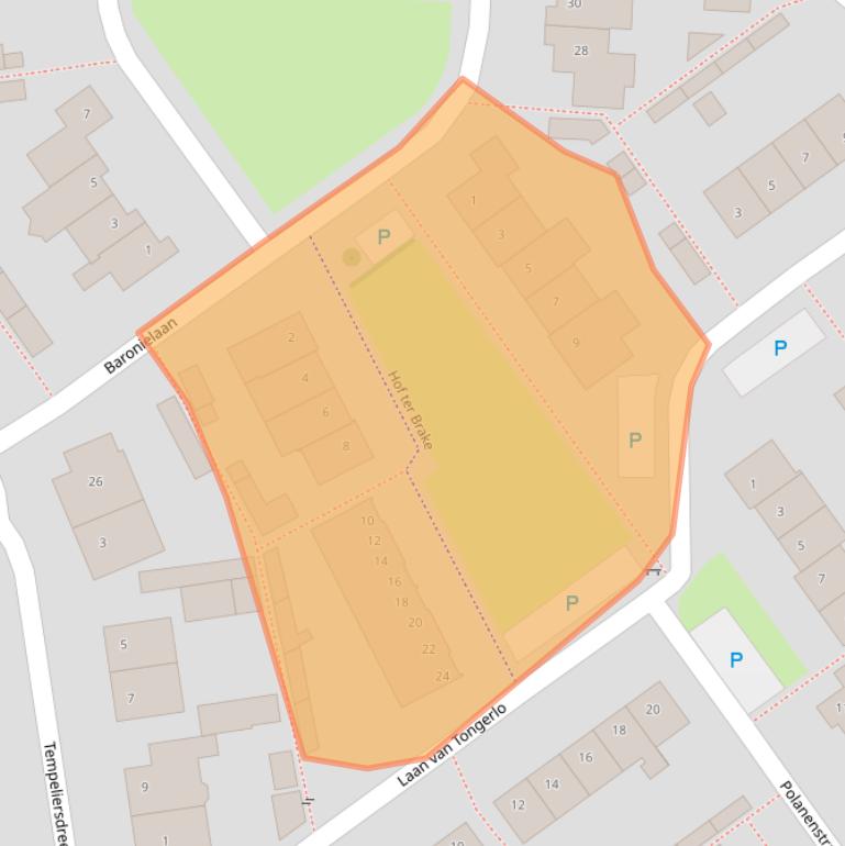Kaart van postcodegebied 5131BZ.