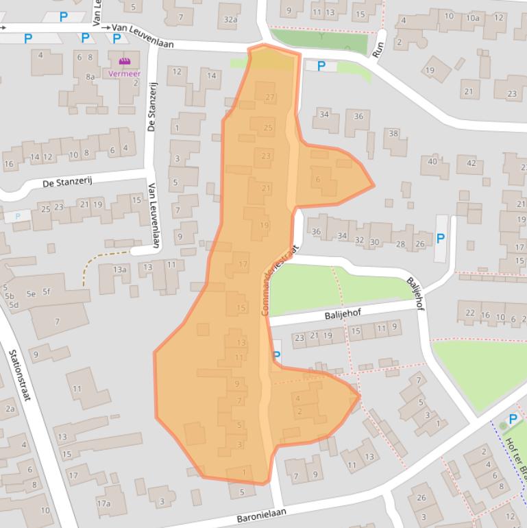 Kaart van postcodegebied 5131CE.