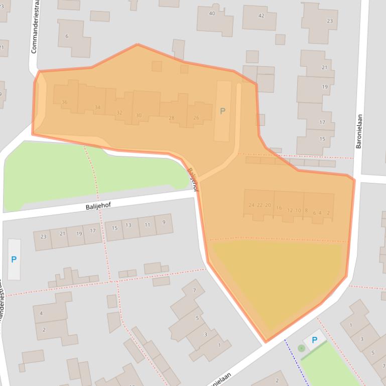 Kaart van postcodegebied 5131CW.