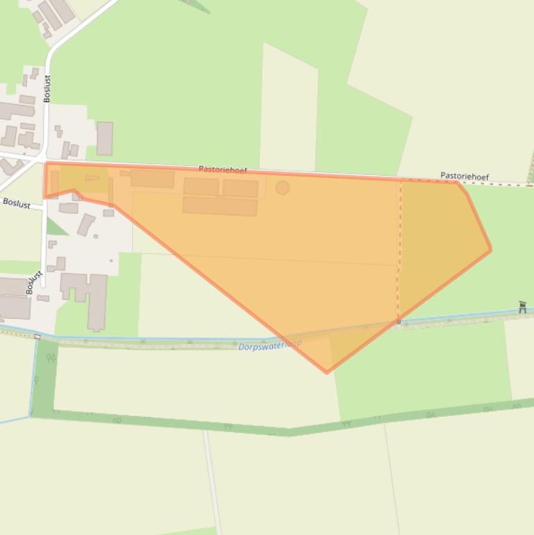 Kaart van postcodegebied 5131EH.