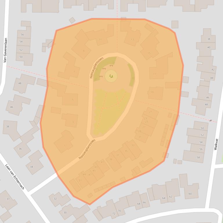 Kaart van postcodegebied 5131GG.