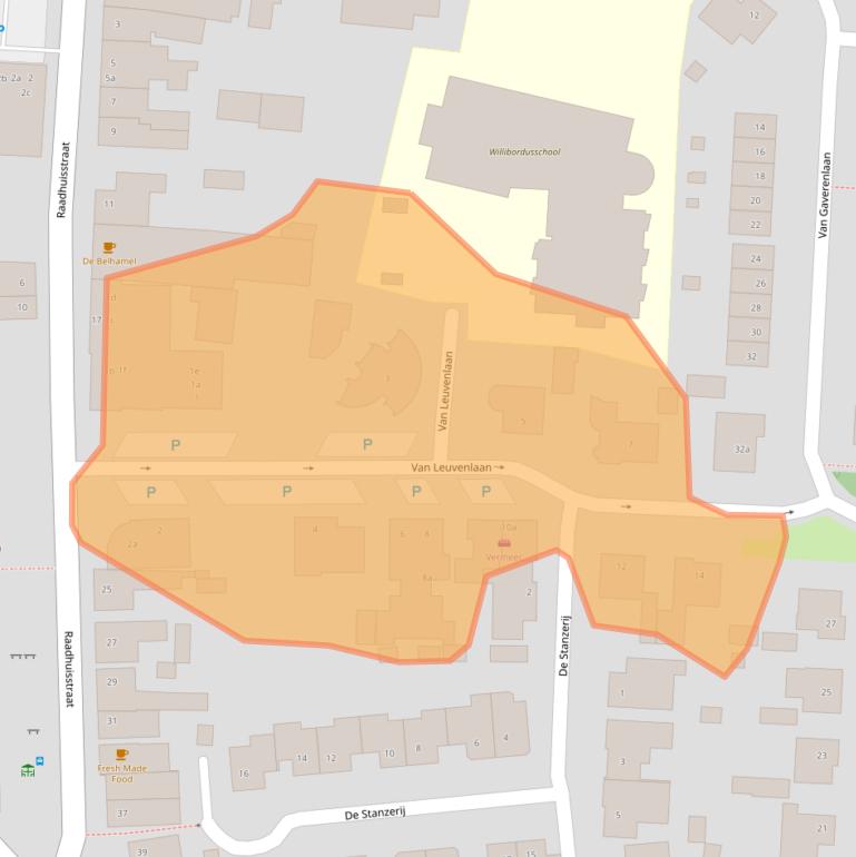 Kaart van postcodegebied 5131GP.