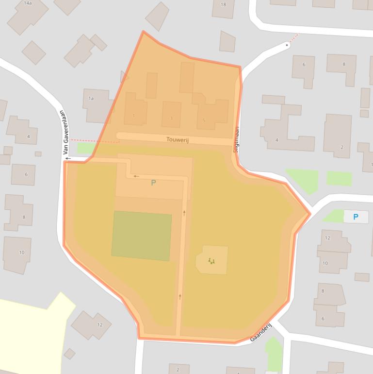 Kaart van postcodegebied 5131GR.