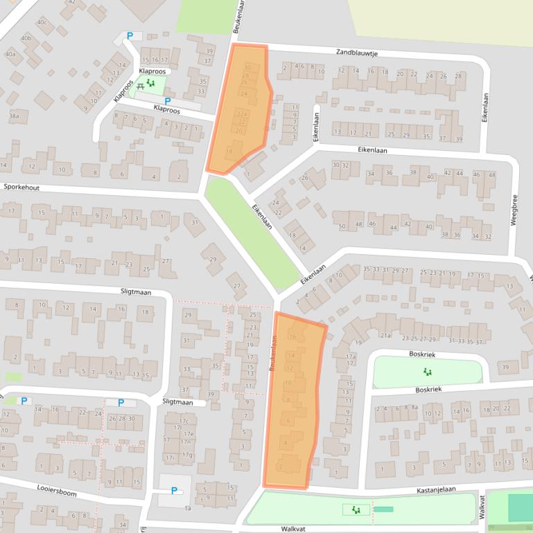 Kaart van postcodegebied 5131HD.