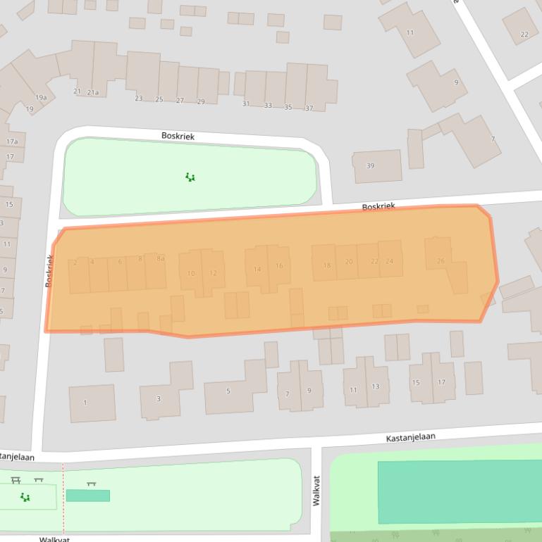 Kaart van postcodegebied 5131HK.