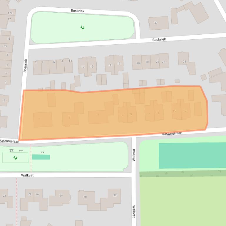 Kaart van postcodegebied 5131HL.