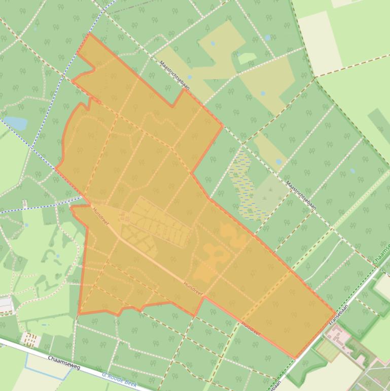 Kaart van postcodegebied 5131NH.
