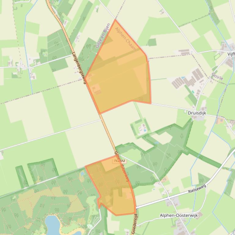 Kaart van postcodegebied 5131NK.