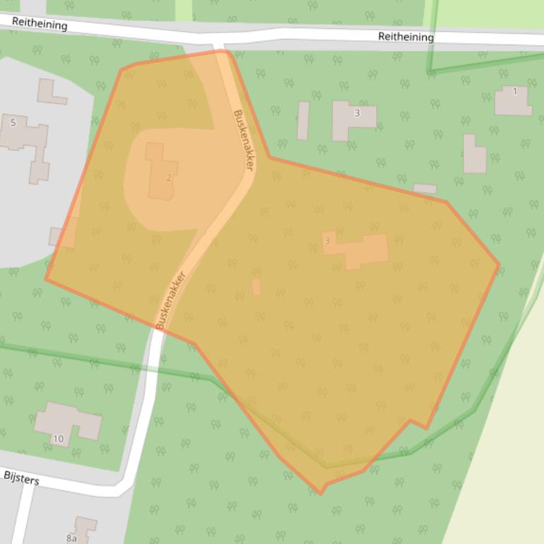 Kaart van postcodegebied 5131NV.