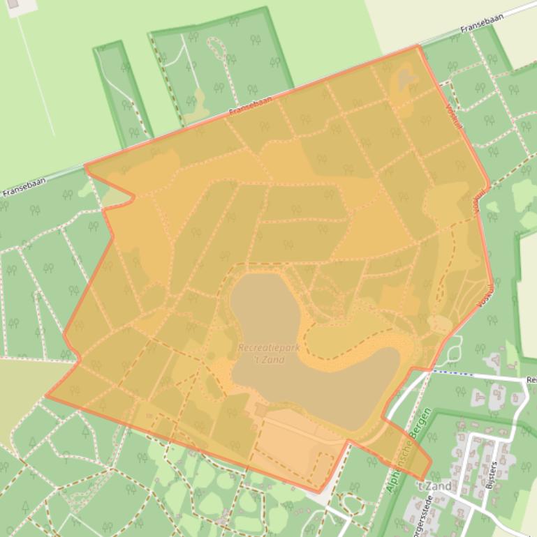 Kaart van postcodegebied 5131PE.