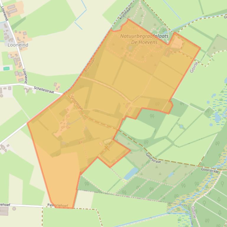 Kaart van postcodegebied 5131RG.