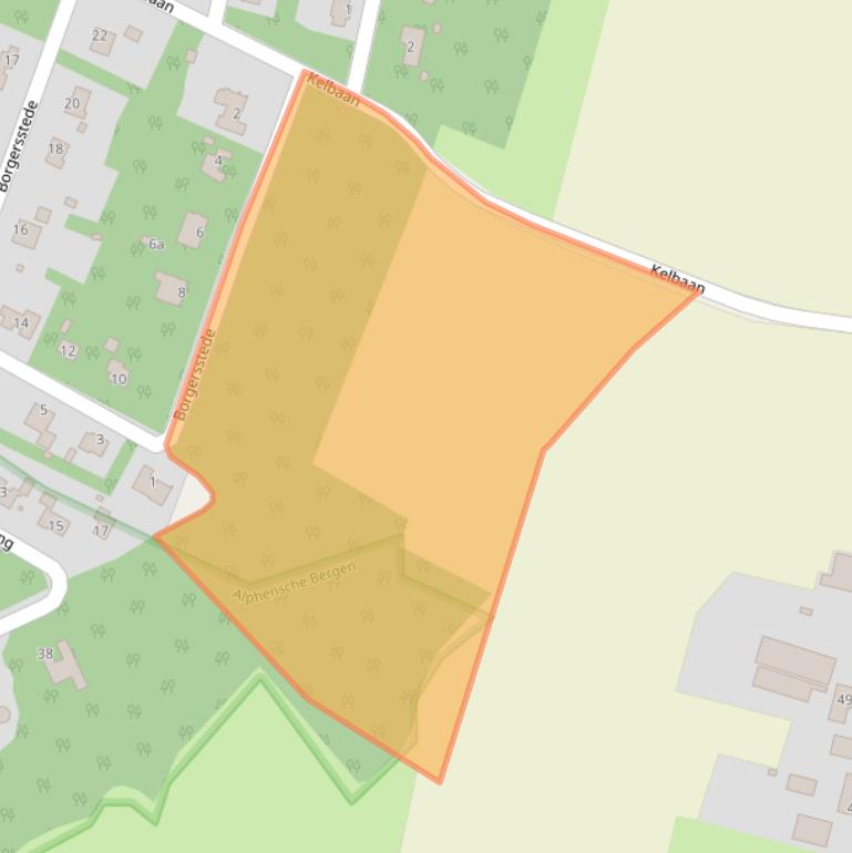 Kaart van postcodegebied 5131YY.