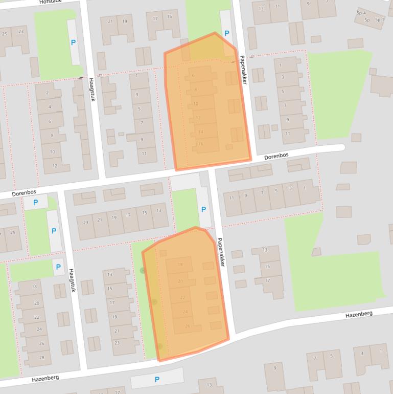 Kaart van postcodegebied 5131ZC.