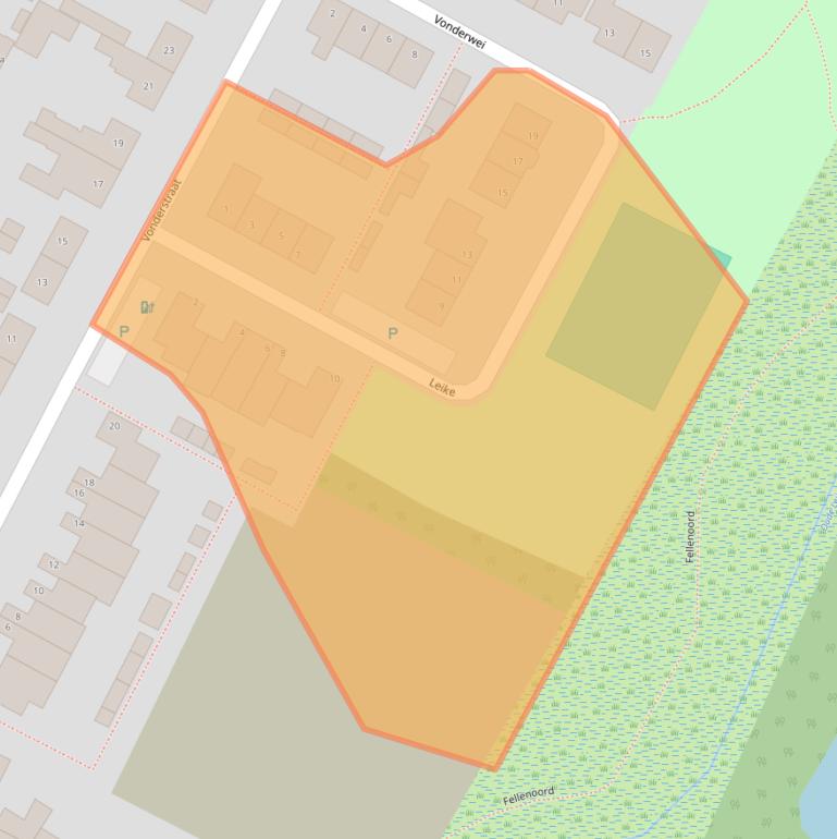 Kaart van postcodegebied 5133AR.