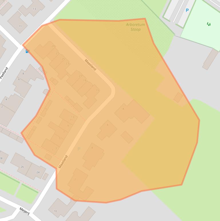Kaart van postcodegebied 5133CN.