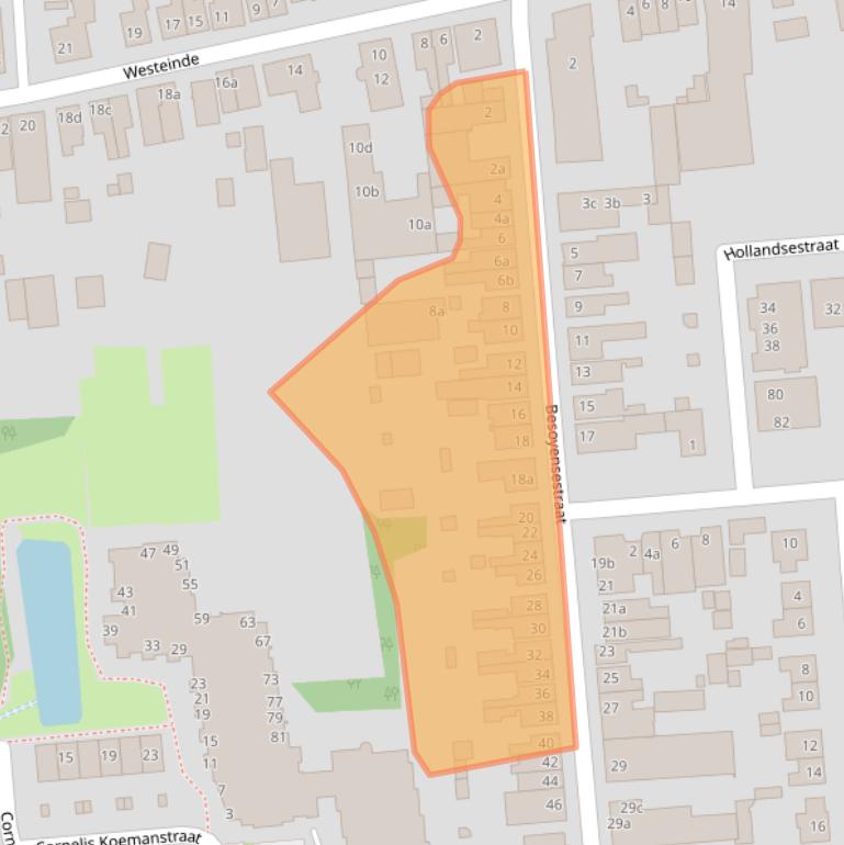 Kaart van postcodegebied 5141AJ.