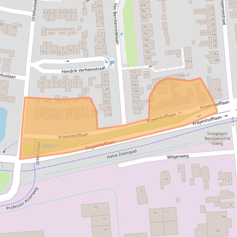 Kaart van postcodegebied 5141AP.