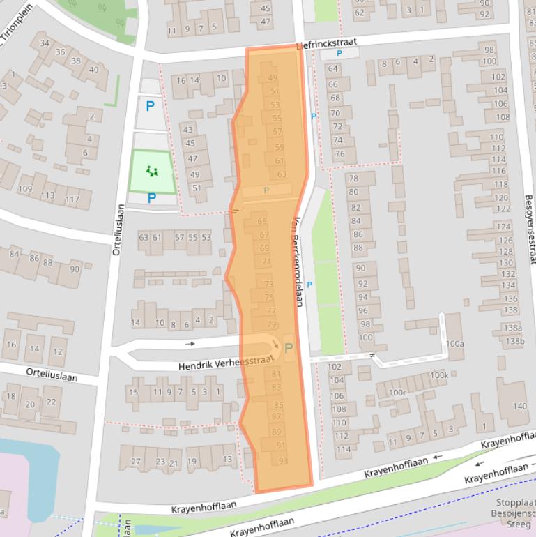 Kaart van postcodegebied 5141AS.