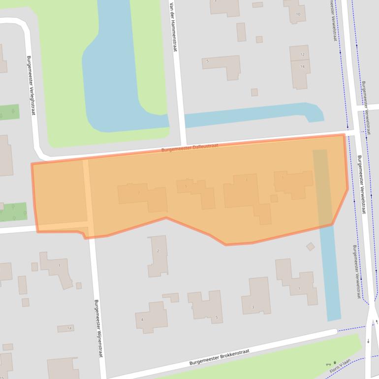 Kaart van postcodegebied 5141BK.