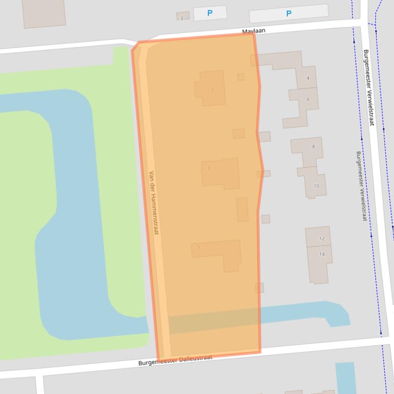 Kaart van postcodegebied 5141BL.