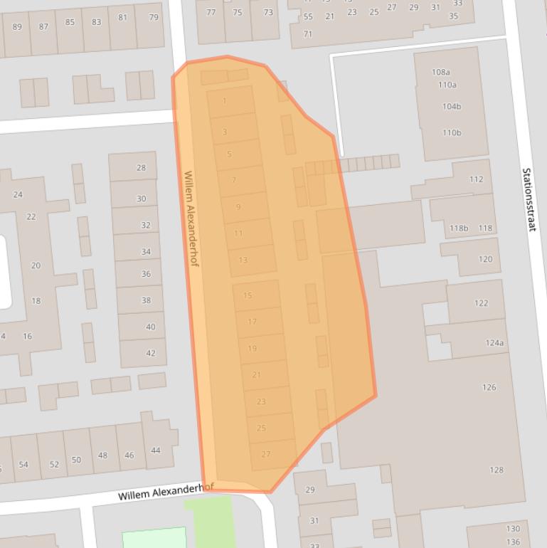 Kaart van postcodegebied 5141DH.