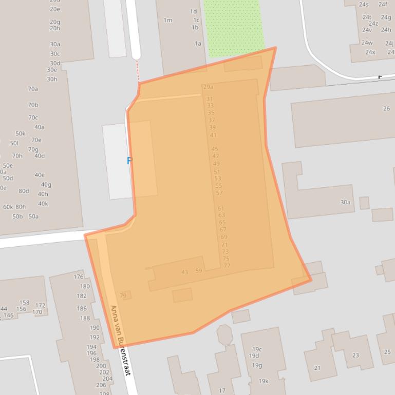 Kaart van postcodegebied 5141DM.