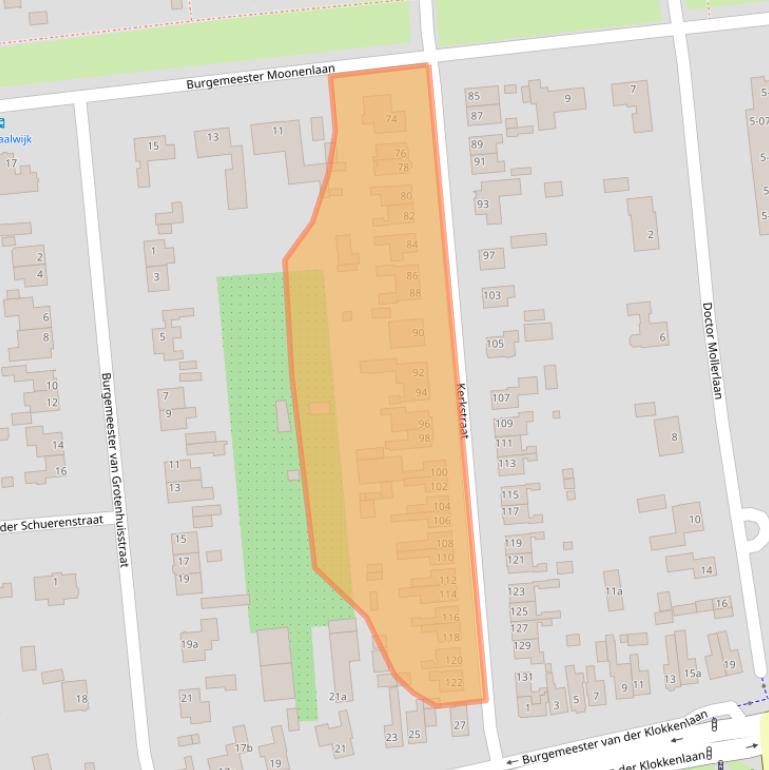 Kaart van postcodegebied 5141ED.