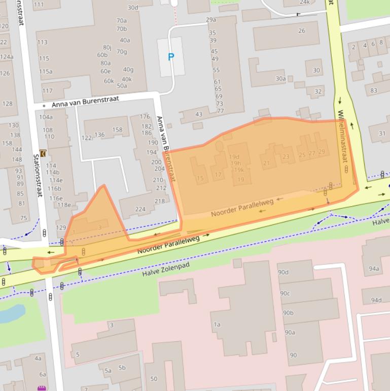 Kaart van postcodegebied 5141GA.