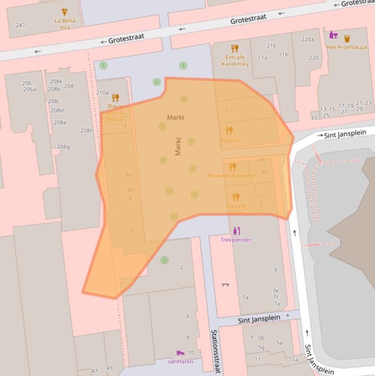 Kaart van postcodegebied 5141GP.