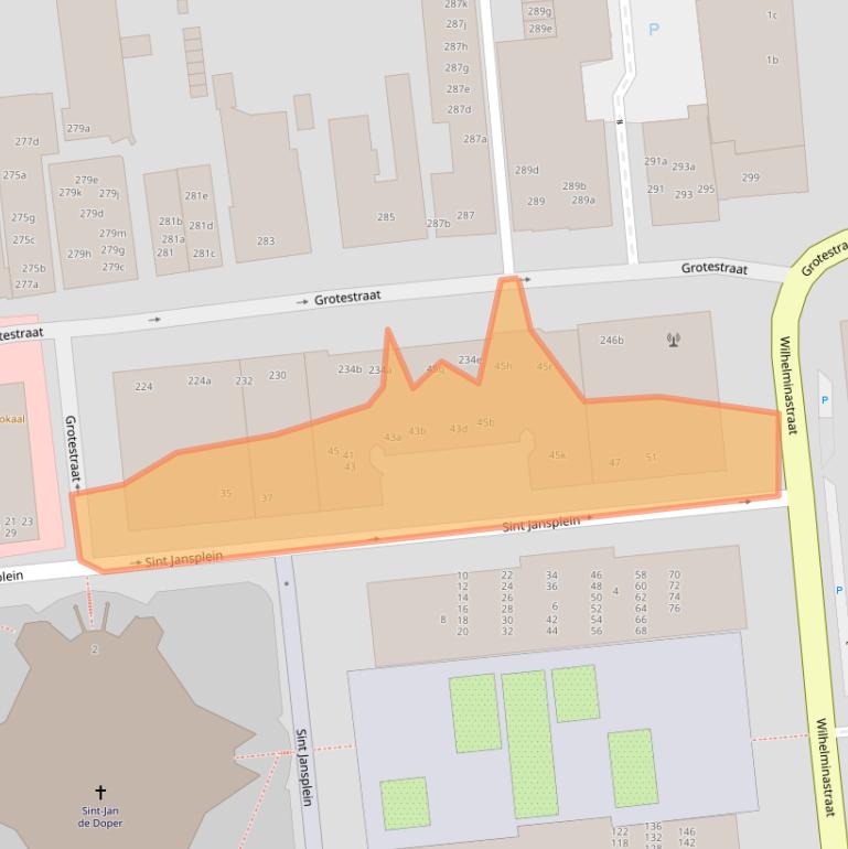 Kaart van postcodegebied 5141GS.