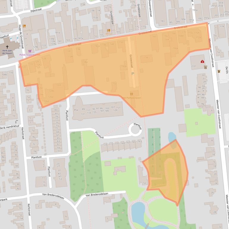 Kaart van postcodegebied 5141HC.