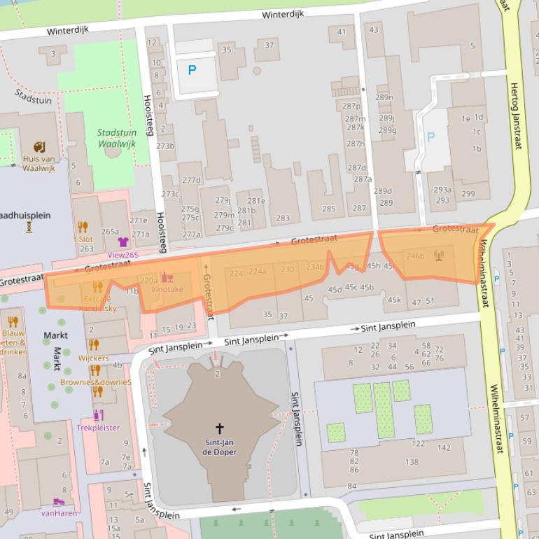 Kaart van postcodegebied 5141HE.