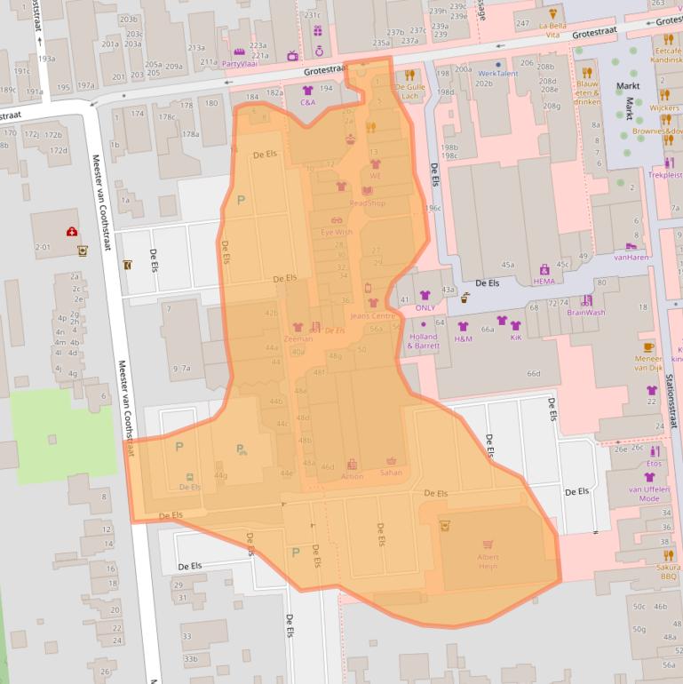 Kaart van postcodegebied 5141HH.