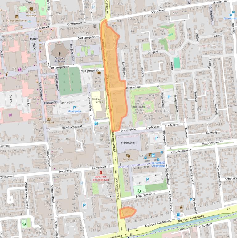 Kaart van postcodegebied 5141HJ.