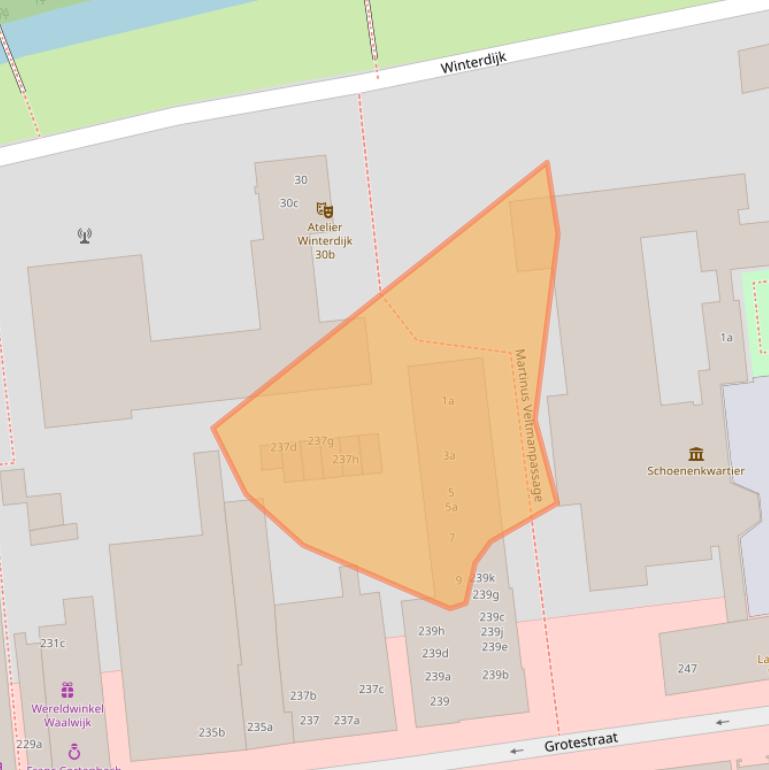 Kaart van postcodegebied 5141HZ.