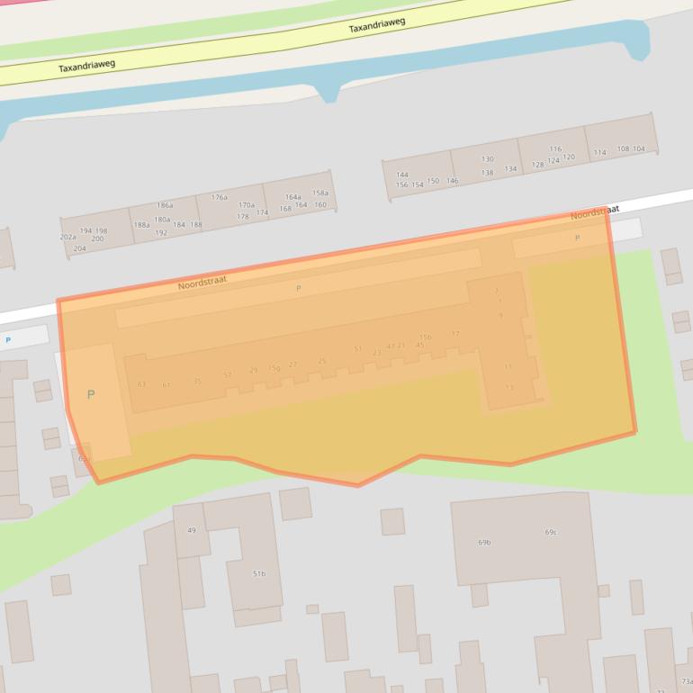Kaart van postcodegebied 5141JA.