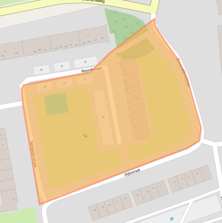 Kaart van postcodegebied 5141JC.
