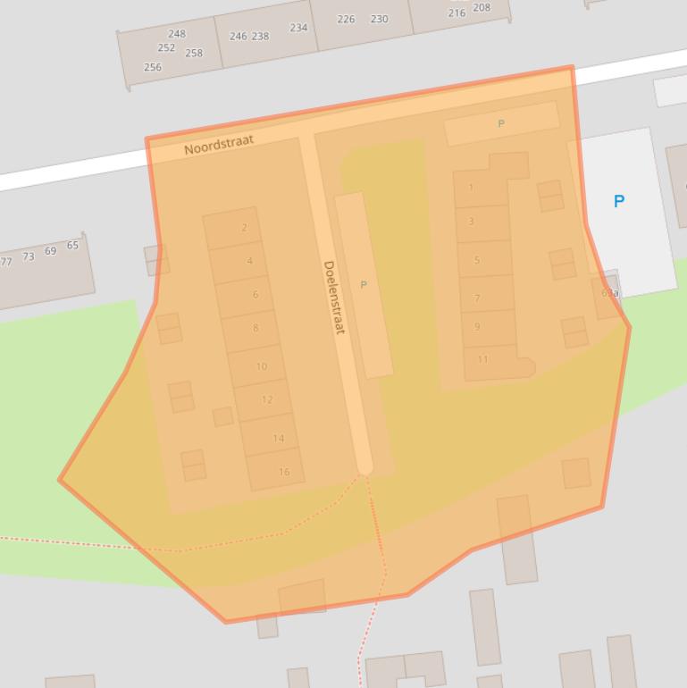 Kaart van postcodegebied 5141JJ.