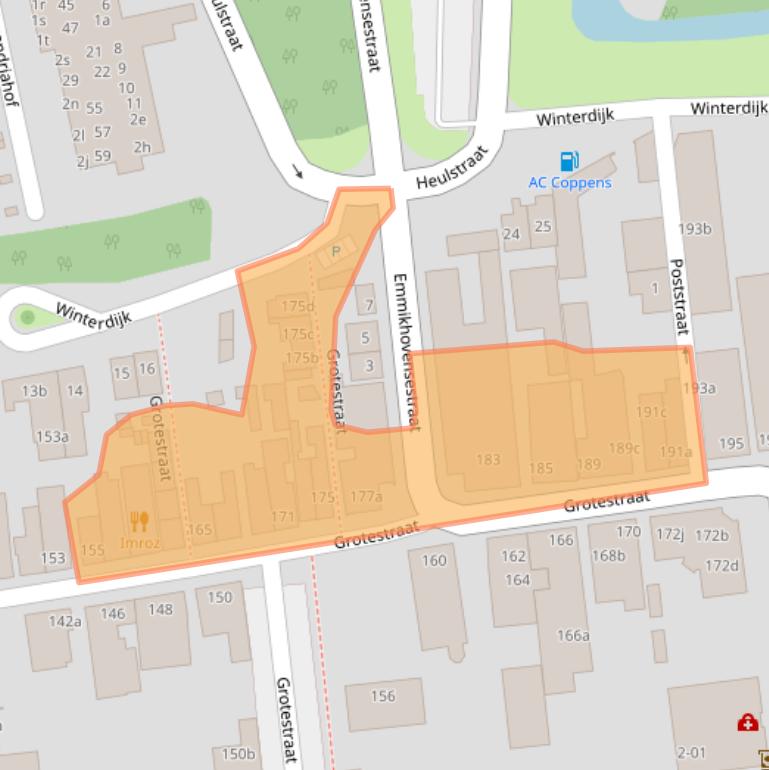 Kaart van postcodegebied 5141JR.