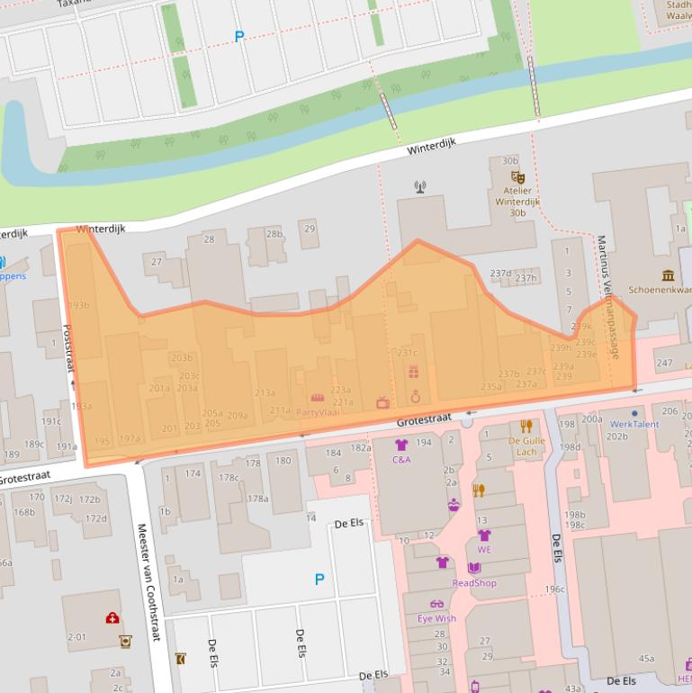 Kaart van postcodegebied 5141JS.