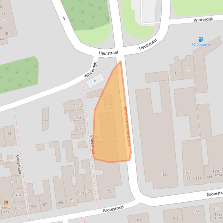 Kaart van postcodegebied 5141KA.