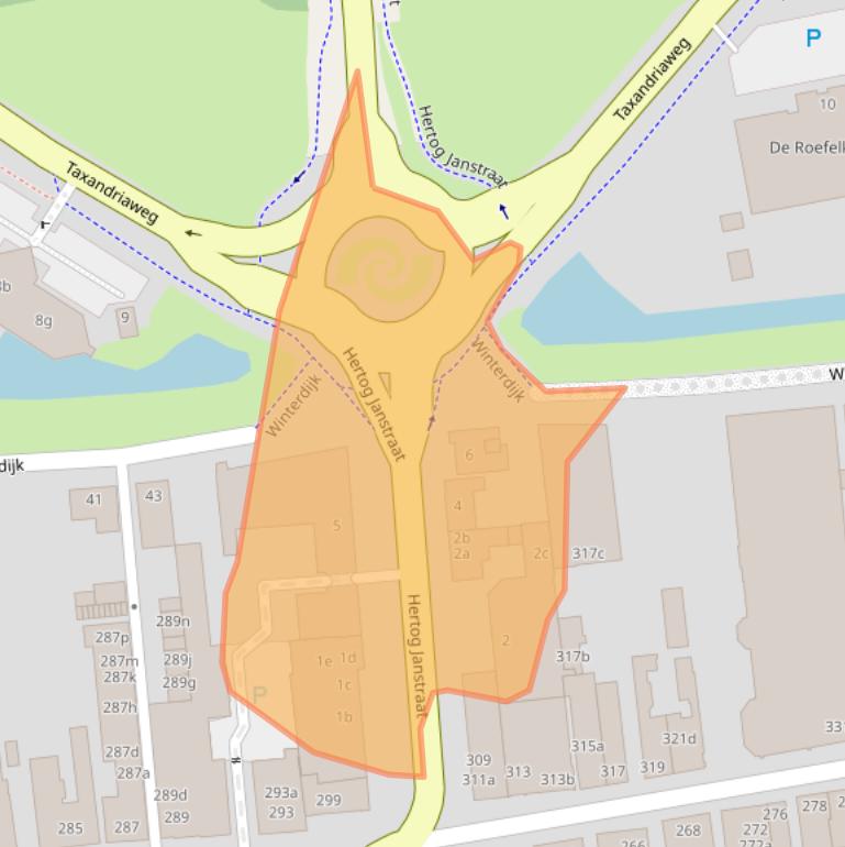 Kaart van postcodegebied 5141KJ.
