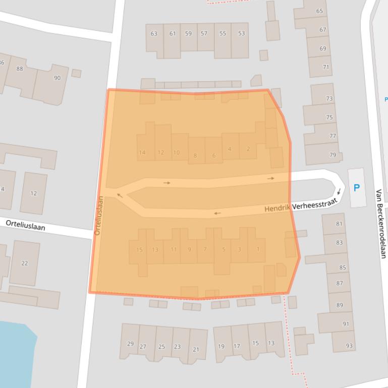 Kaart van postcodegebied 5141MA.