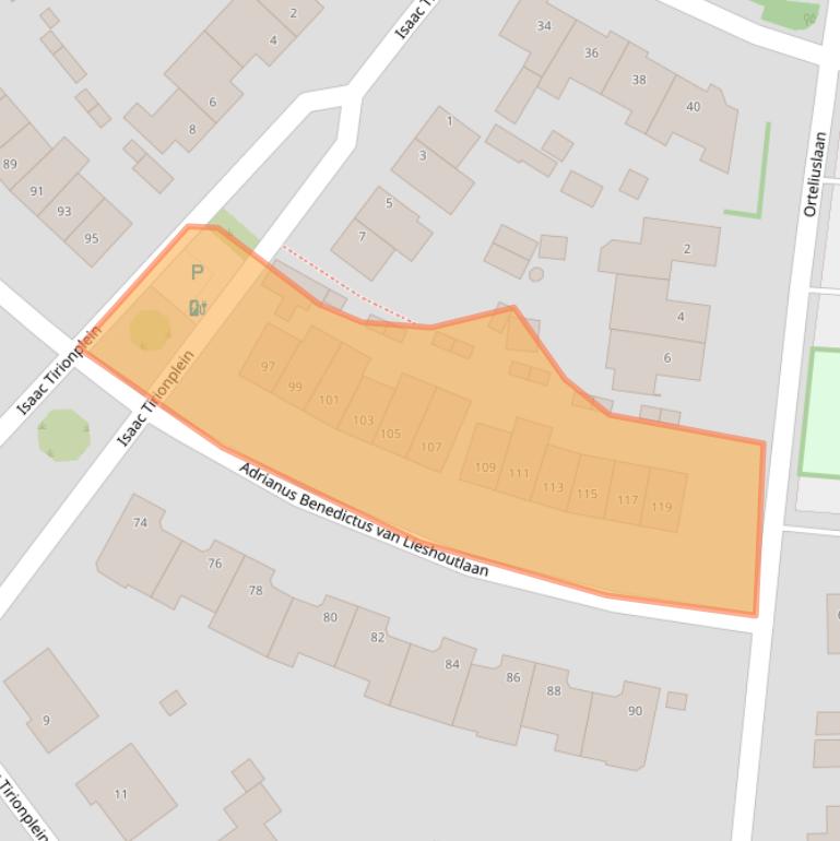 Kaart van postcodegebied 5141MK.
