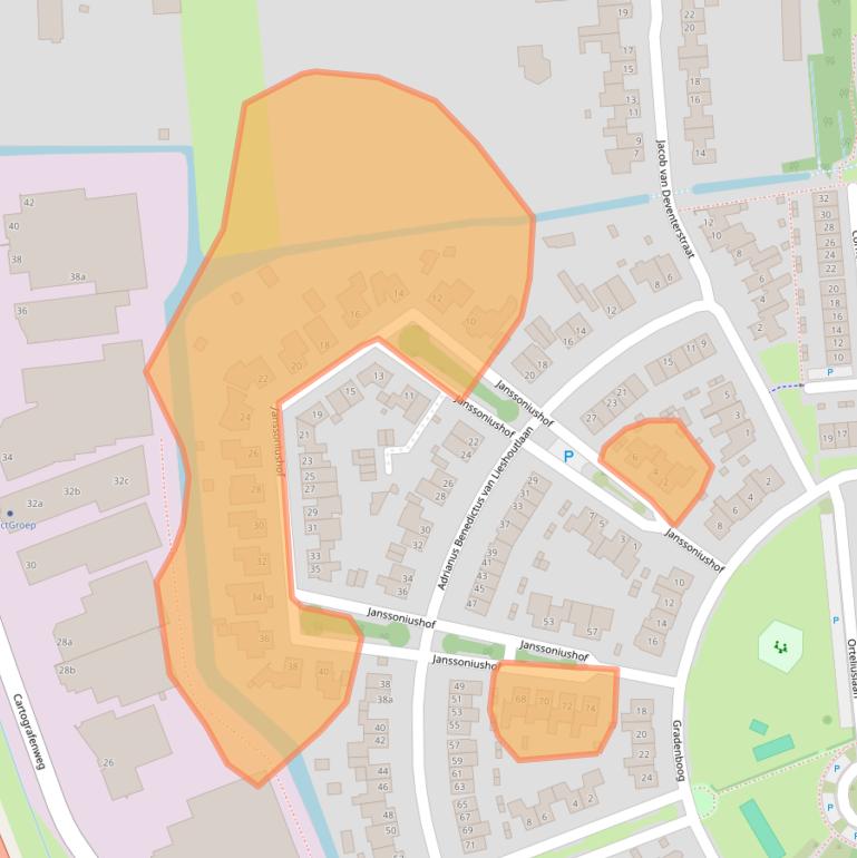 Kaart van postcodegebied 5141MR.